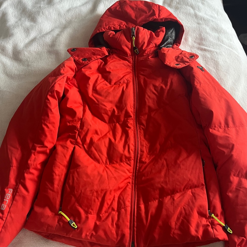 Red Hooded Jacket